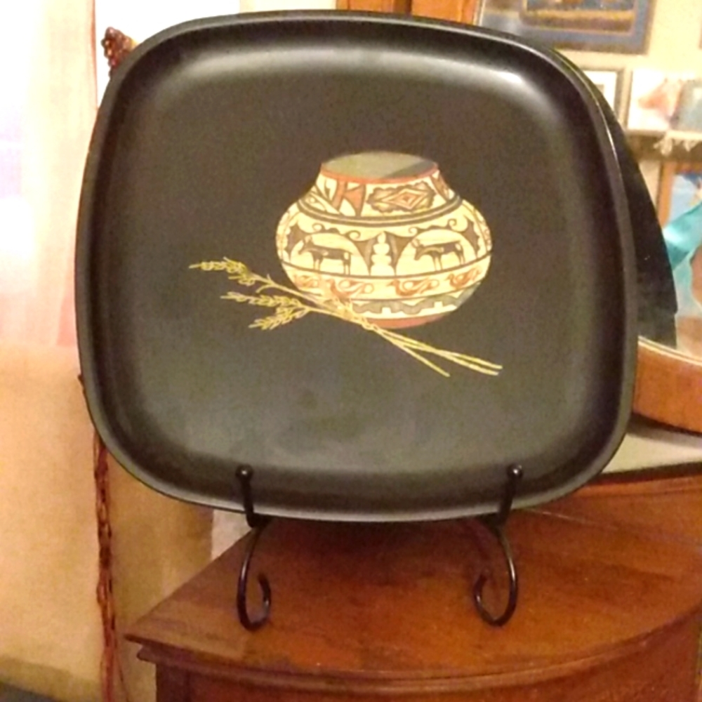 Vintage Couroc of Monterey California tray